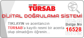 TÜRSAB Digitales Prüfsystem, Lizenznummer 16528